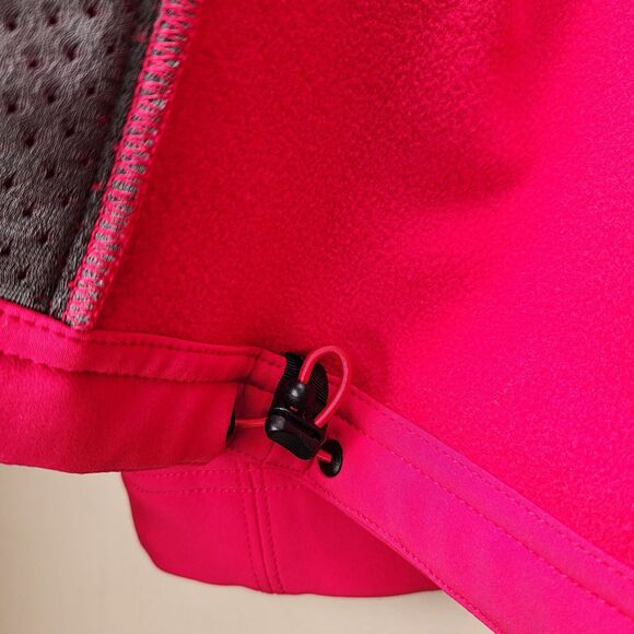 LL Bean Pathfinder Softshell Jacket Pink Womens Small Athletic Gorpcore Zip Up - Picture 9 of 15